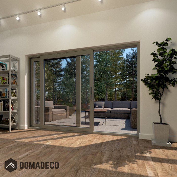 HS Lift and slide terrace door Aliplast  / balcony door
