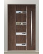 LIM 09E - aluminum single modern entry door