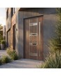 LIM 09E - aluminum single modern entry door