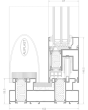HS Lift and slide terrace door Aliplast  / balcony door