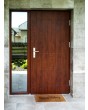Fargo door with left sidelight (view from the outside) - aluminum entry door