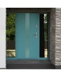 Fargo door with left and right sidelights - aluminum entrance door