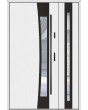 Fargo 37A DB - stainless steel front door with side panel