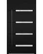 LIM 39 - 47.2 x 88.6 inch black aluminum front door