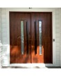 stainless steel double front door