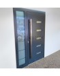 Anthracite aluminum front entrance door