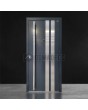 Anthracite aluminum modern front door