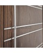 LIM AD18 - aluminum entrance door with horizontal stripes