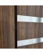 LIM AD18 - aluminum entrance door with horizontal stripes