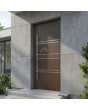wenge aluminum entrance door
