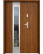 Sta Amerigo Uno - stainless steel contemporary door with side panel