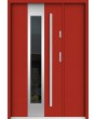 Sta Amerigo Uno - stainless steel contemporary door with side panel