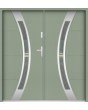 Sta Andromeda Double - custom size steel double front doors with glass