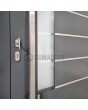 LIM AP02 - luxury modern aluminium front door with glass