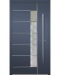LIM AP02 - luxury modern aluminium front door with glass