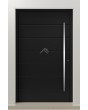 PIVOT AP05 - aluminum modern pivot entry door with ribs