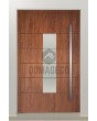 LIM AP06 - premium aluminum hinged front door with glass