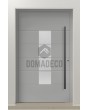 LIM AP06 - premium aluminum hinged front door with glass