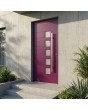 Purple modern aluminum door for modern villas