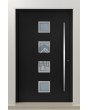 LIM AP08 - hurricane resistant modern aluminum front door