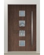 LIM AP08 - hurricane resistant modern aluminum front door