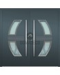 LIM AP15 double -  aluminum hinged double front door with glass