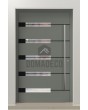 LIM AP18A - aluminium single front door for home