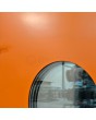 LIM Bila - exterior security aluminium door with circle window