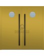 LIM Bila double - exterior security aluminum door with round glass