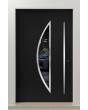 LIM Bow - matte finish aluminum door with glass