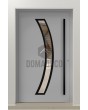 LIM Bumerang - energy saving modern aluminum door for luxury house