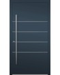 LIM C10 - strong aluminum entry door with stripes