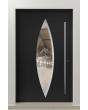 LIM C11 - high strength aluminum main door with glass