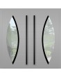 LIM C11 double - high strength aluminum double main door with glass