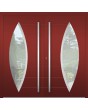 LIM C11 double - high strength aluminum double main door with glass