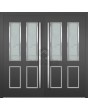 LIM C12 double - contemporary home aluminum double door with glass