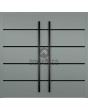 LIM C13 double - solid aluminum double entrance door
