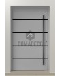 LIM C13 - minimalist aluminum entrance door