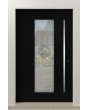 PIVOT C16 -  insulated exterior aluminum pivot door with window