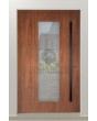 PIVOT C16 -  insulated exterior aluminum pivot door with window
