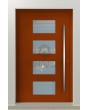 PIVOT C2 - aluminum pivot door with four glass