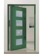 PIVOT C2 - aluminum pivot door with four glass