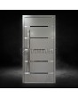 silver front aluminum door