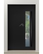 PIVOT C8 - Pivot aluminum designer door with glass