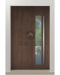 LIM C8 -  Customisable aluminum entry door with glass