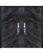 LIM Calacatta double - aluminum double door covered with Calacatta Black sintered quartz