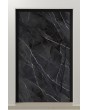 PIVOT Calacatta - aluminum pivot door covered with Calacatta Black sintered quartz