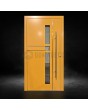 Yellow quality aluminum modern entry door