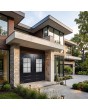 LIM CL05S double - classically styled traditional aluminum double hinged door with glass