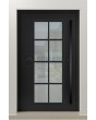 PIVOT CL06 -  classically styled traditional aluminum pivot door with glass